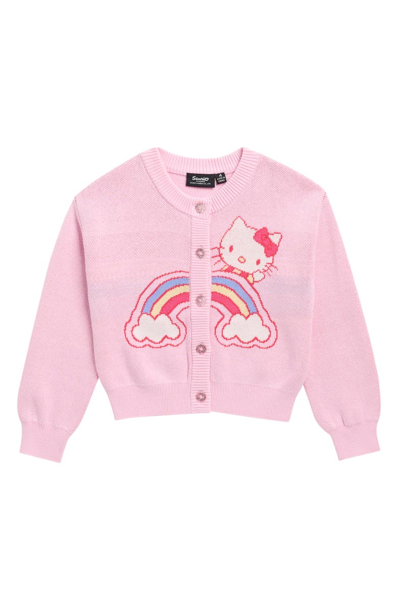 Rock Your Kid Kids' Hello Kitty Sweatshirt, Main, color, Pastel Pink