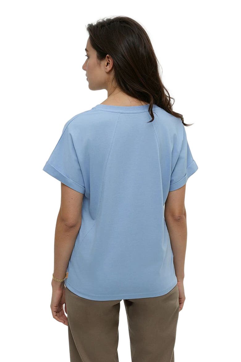 Carey T-Shirt, Alternate, color, Lakeside Blue