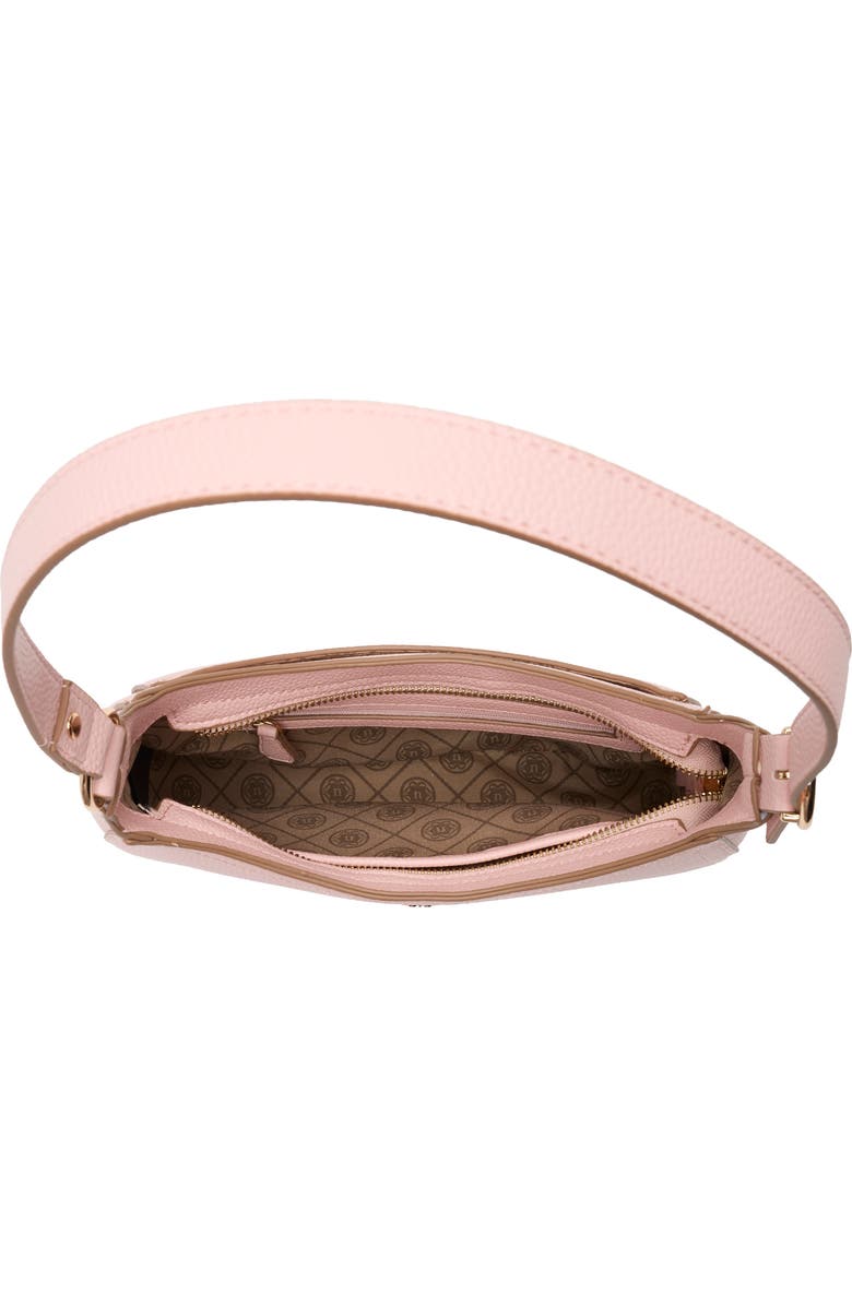 Nanette Lepore Crescent Faux Leather Shoulder Bag, Alternate, color, Peachy Pink