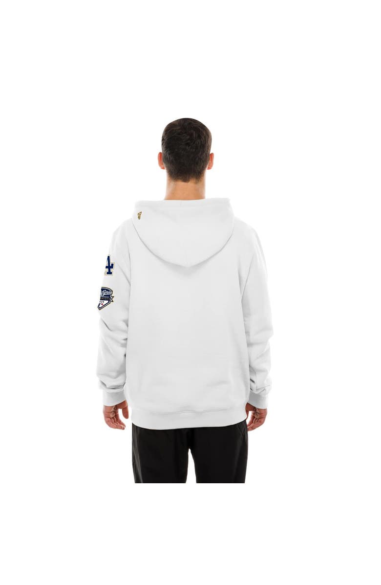 New Era Men's New Era  White Los Angeles Dodgers 2026 Gold Collection Logo Hoodie, Alternate, color, White