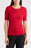 Tahari ASL Short Sleeve Sweater