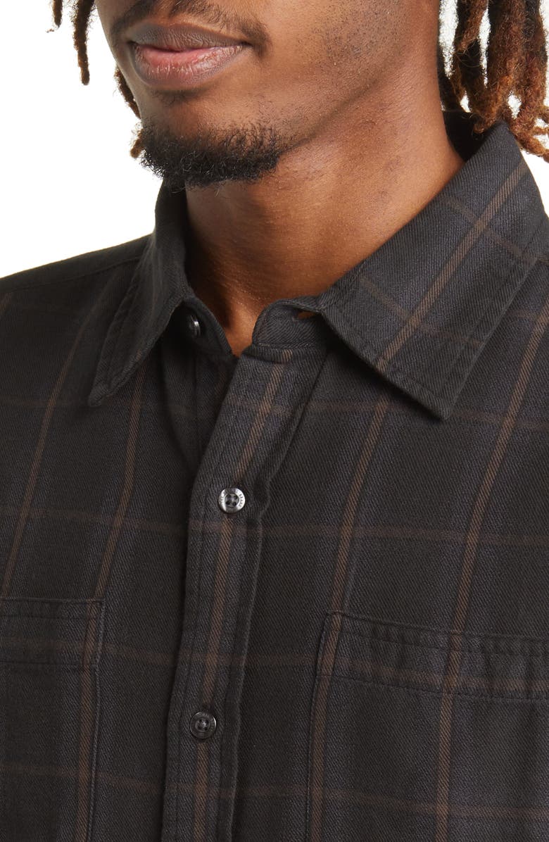 The Normal Brand Jackson Plaid Cotton Button-Up Shirt, Alternate, color,