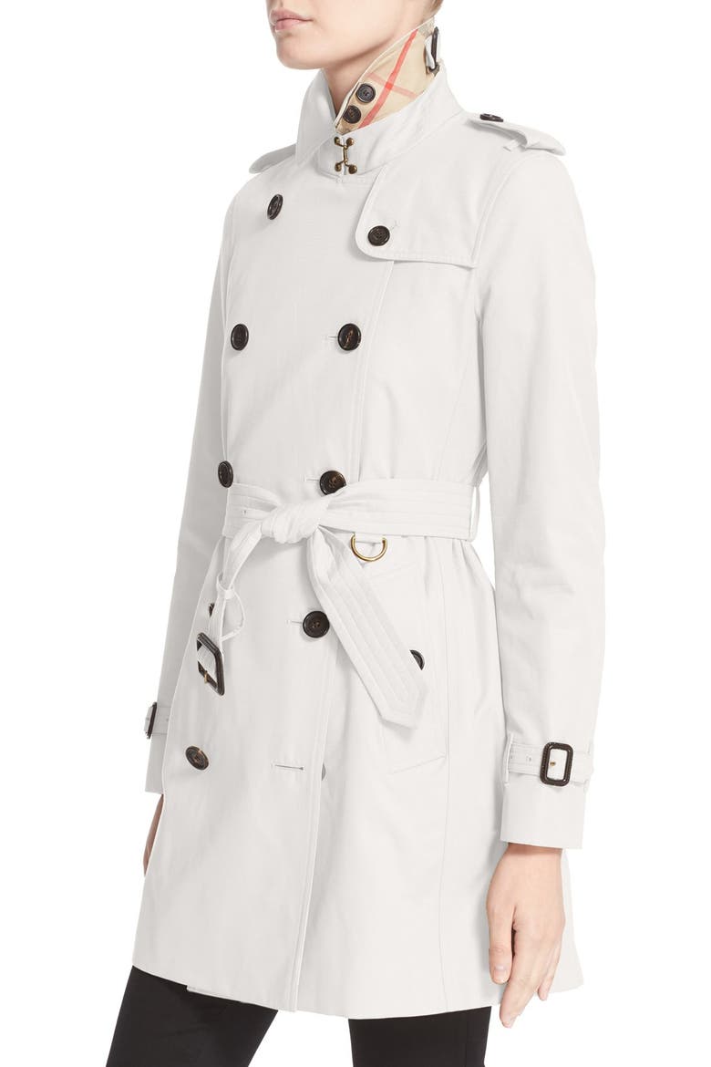 Kensington Mid Trench Coat, Alternate, color, STONE