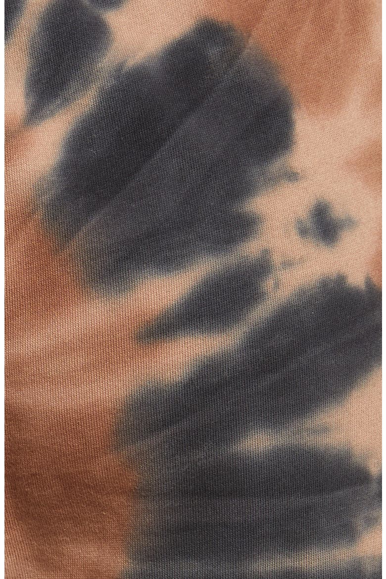 Knit Joggers, Alternate, color, BLACK- BROWN TIE DYE