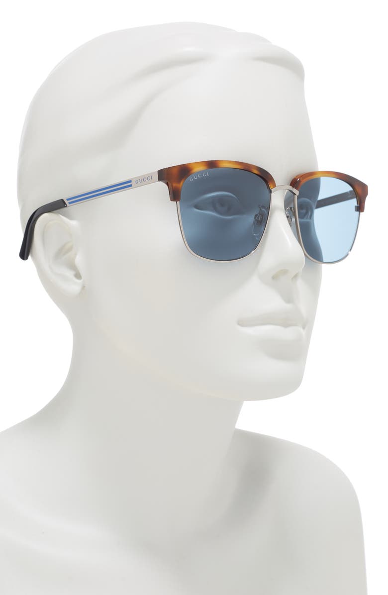 Gucci 55mm Square Sunglasses, Alternate, color,