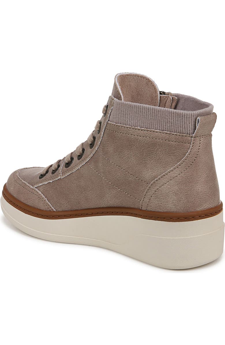 Blowfish Malibu Camden Wedge Sneaker, Alternate, color, Mushroom Microsuede