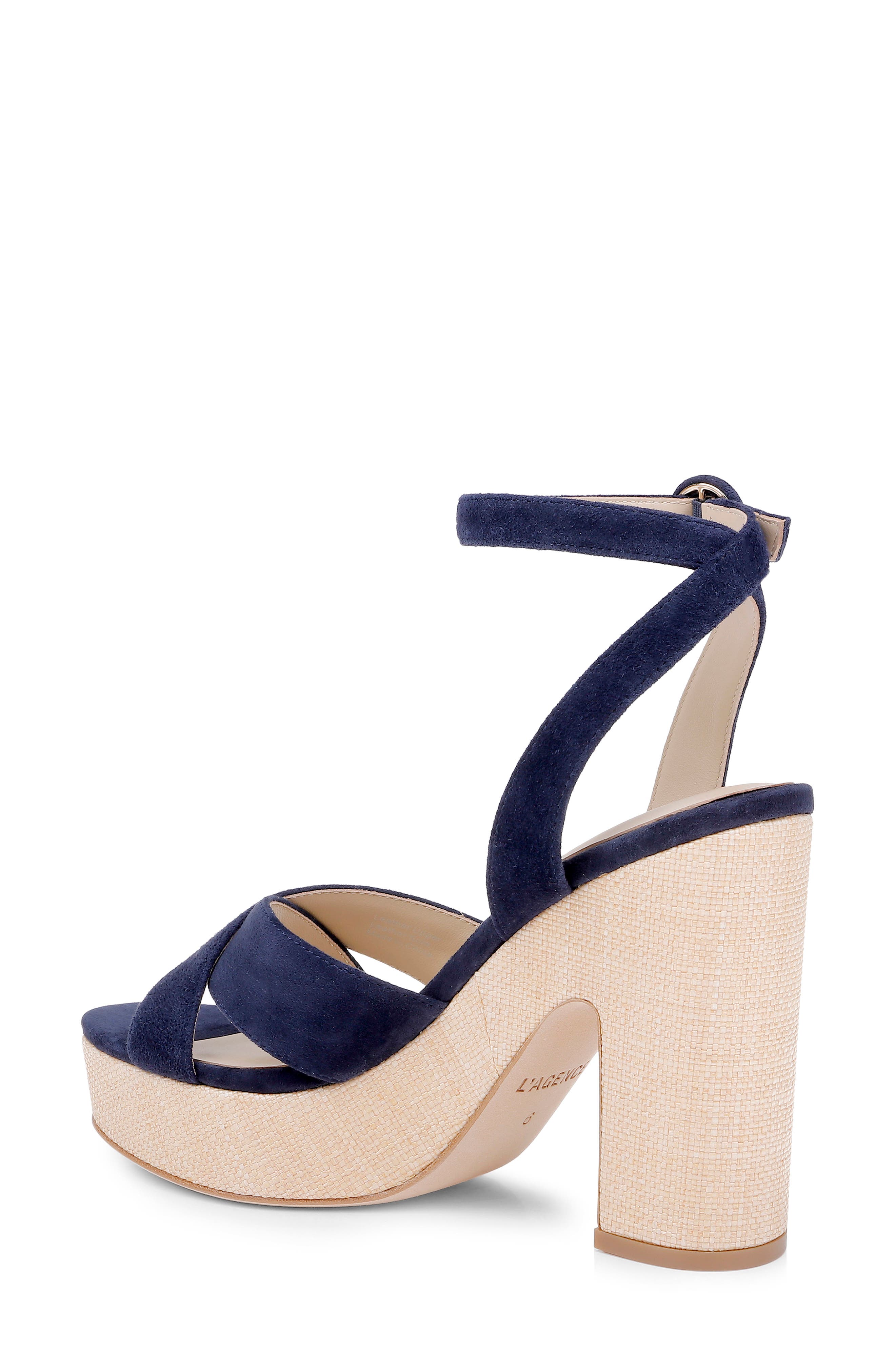 Sandrine Ankle Strap Platform Sandal - image 4
