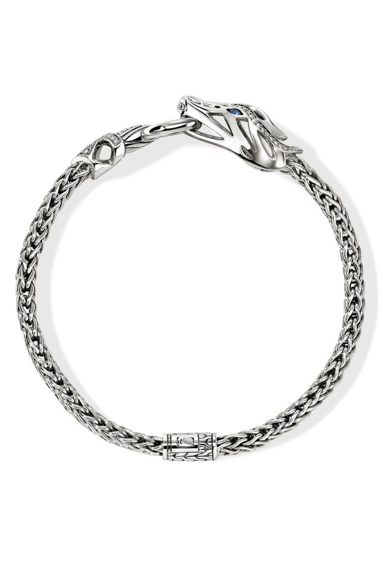 Naga Bracelet, Alternate, color, SILVER