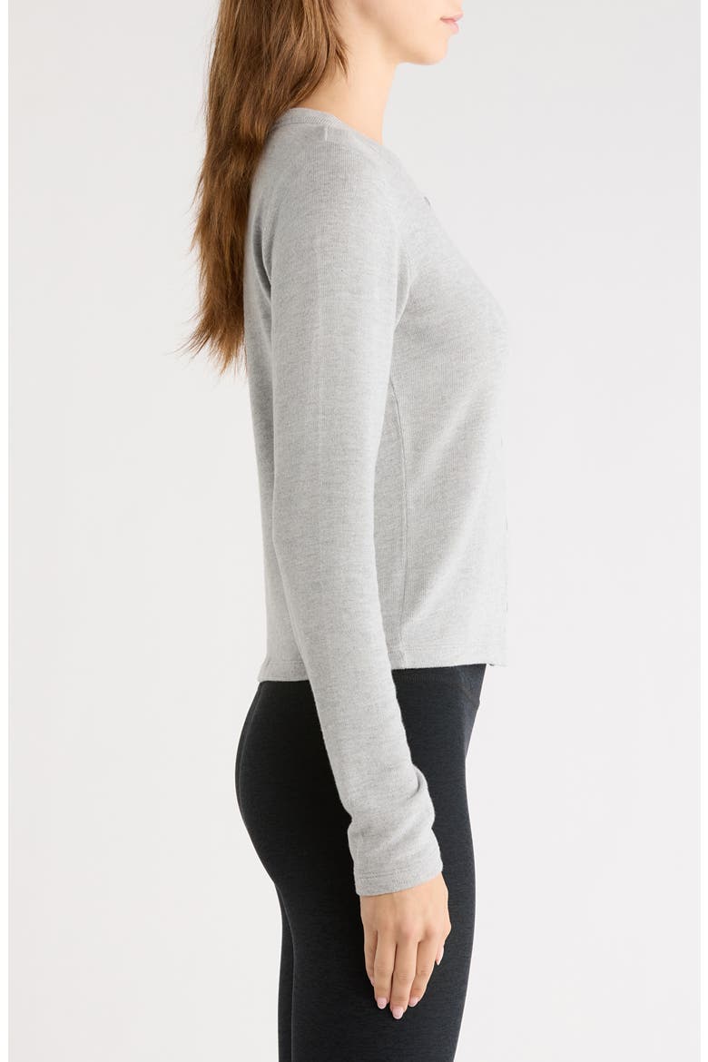 Luxelayer Fitted Cardigan, Alternate, color, HEATHER GRAY