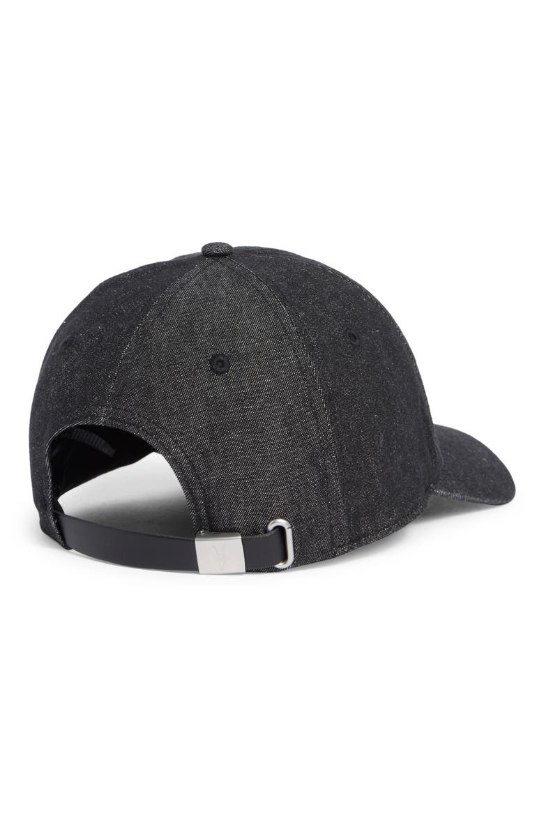 Denim Baseball Cap, Alternate, color, BLACK