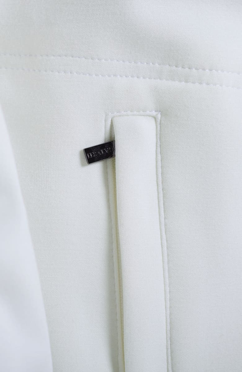 Bugatchi Soft Touch Snap-Up Shirt, Alternate, color, Chalk