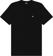 Dalix Mens Lil Heart Midweight Cotton Tee