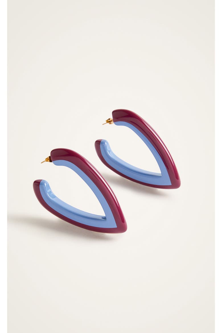 Dew Earrings Bicolor Bicolor Light Blue, Alternate, color, Bicolor Light Blue