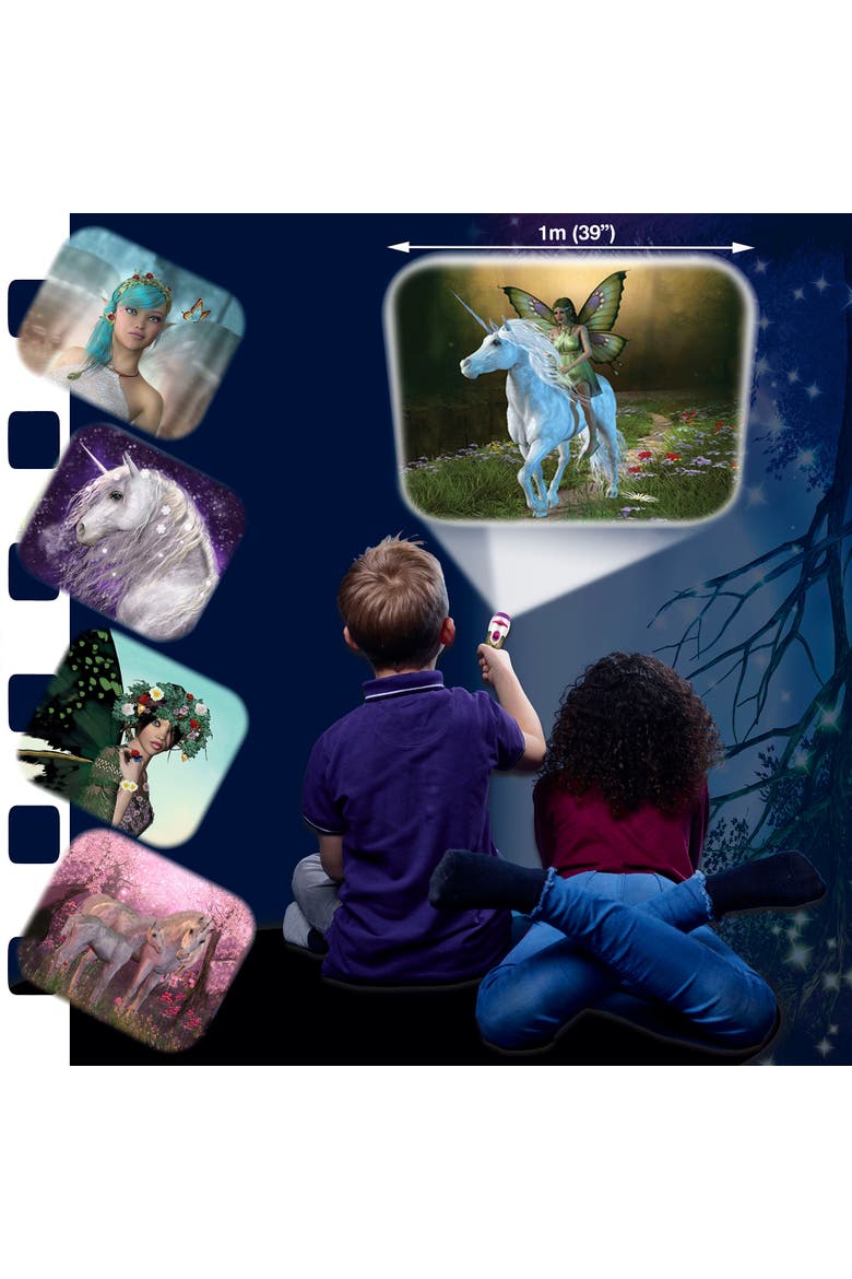 Fairy & Unicorn Torch & Projector, Kid 3+, Alternate, color, Multicolored