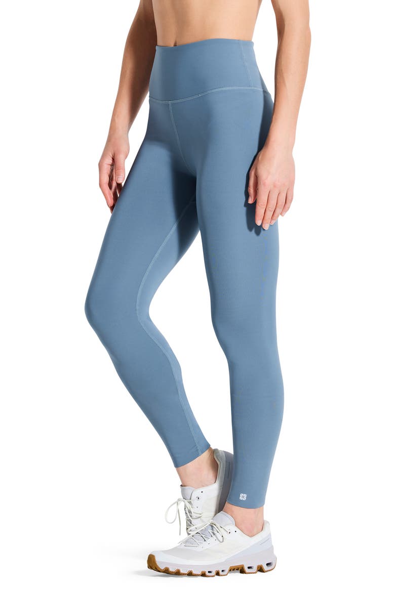 High Waist Full Length Leggings, Alternate, color, COVE