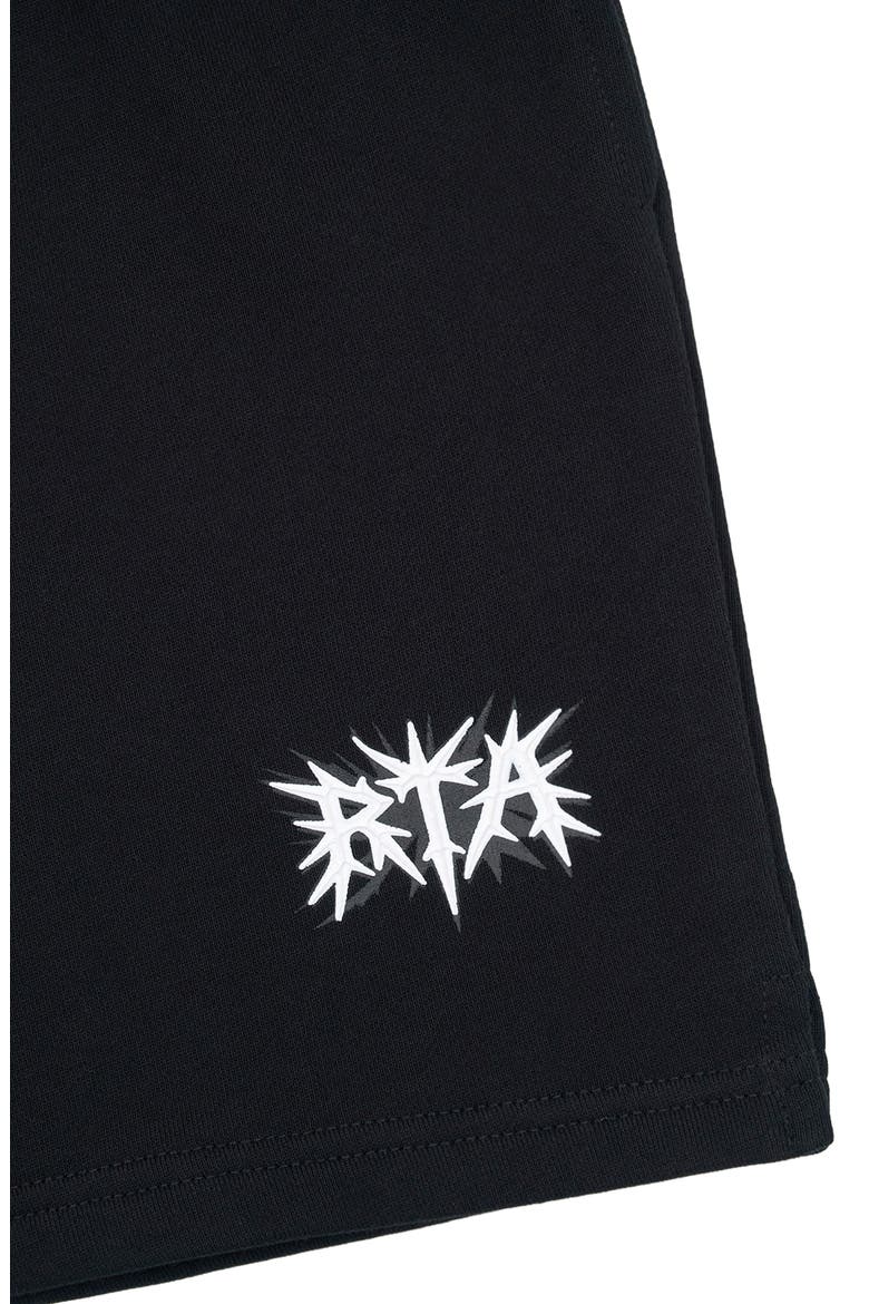 Kids' Conner Cotton Sweat Shorts, Alternate, color, BLACK SPIKE RTA