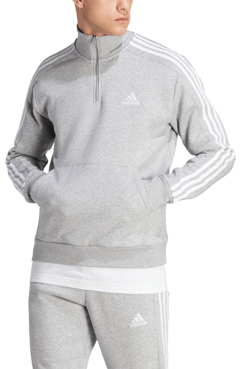 adidas Essential 3-Stripes Pullover, Main, color,
