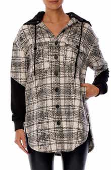 Mikenna Hooded Shirt Jacket