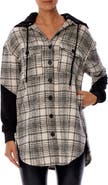 LBLC the label Mikenna Hooded Shirt Jacket