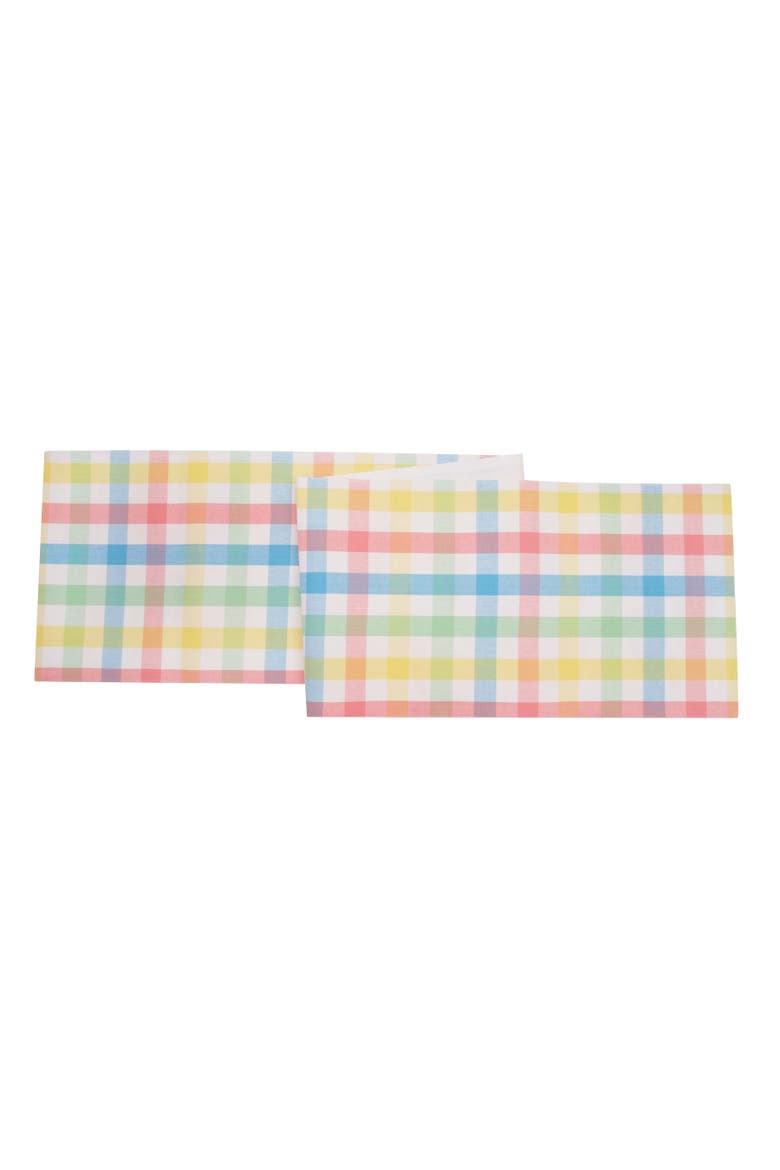 Popsicle Summer Printed 100% Cotton Table Runner 14" x 72", Alternate, color, Orange