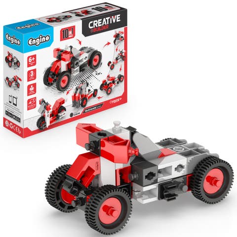 Creative Builder 10 in 1 Multimodel Series Toy Vehicles Brick Set