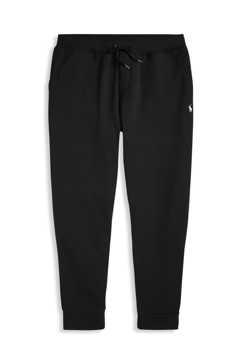 Big & Tall Double-Knit Tech Joggers, Alternate, color, BLACK
