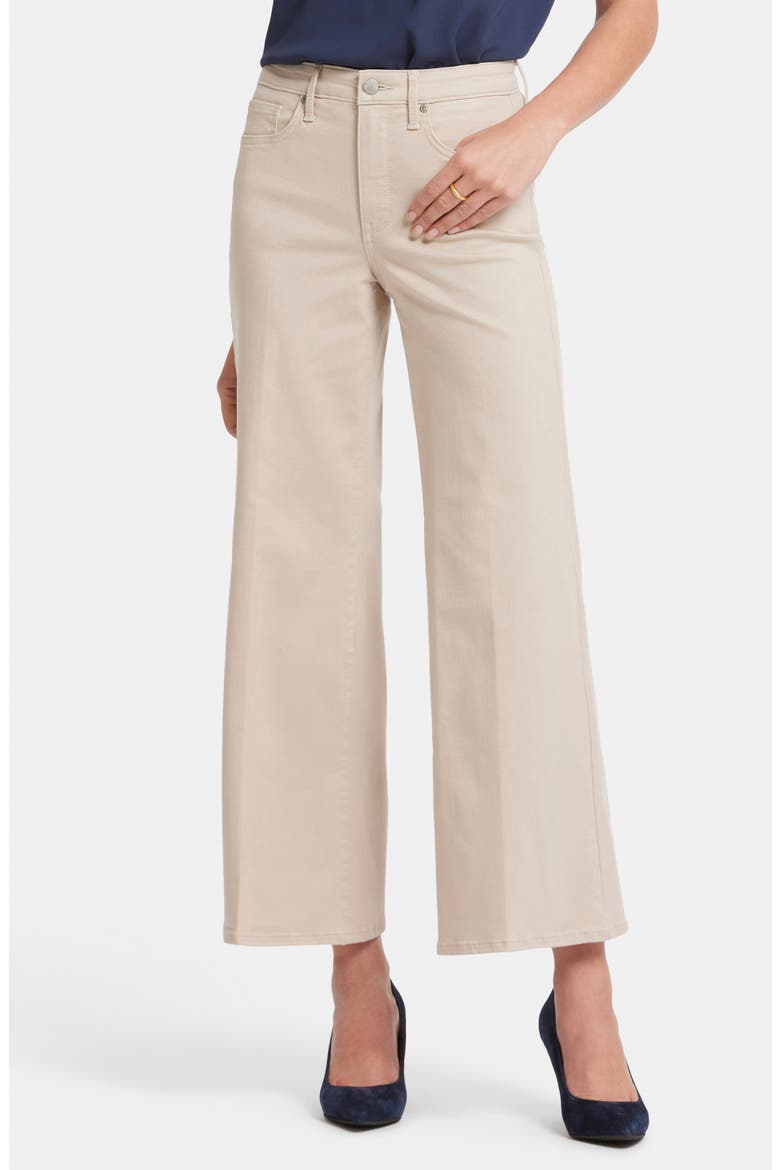 Mia High Waist Palazzo Jeans, Main, color, FEATHER