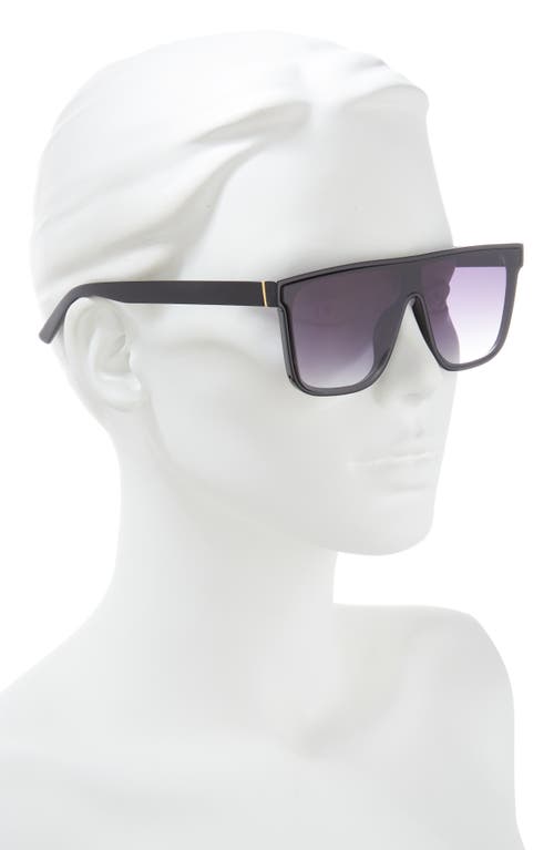 Bp. 56mm Square Shield Sunglasses In Black