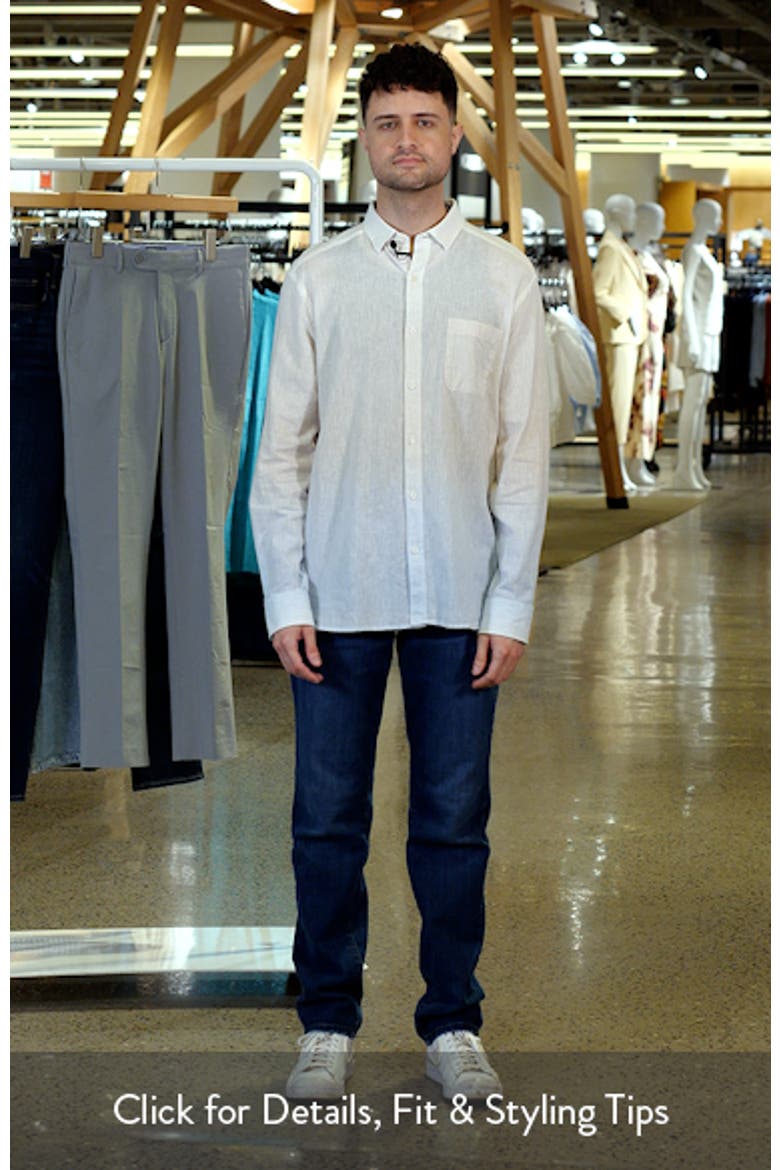 Ombré Linen & Cotton Button-Up Shirt video