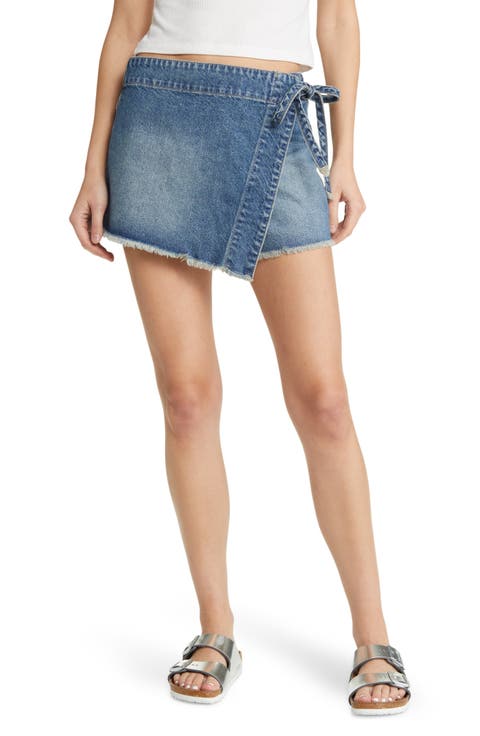 Emmy Nonstretch Denim Skort