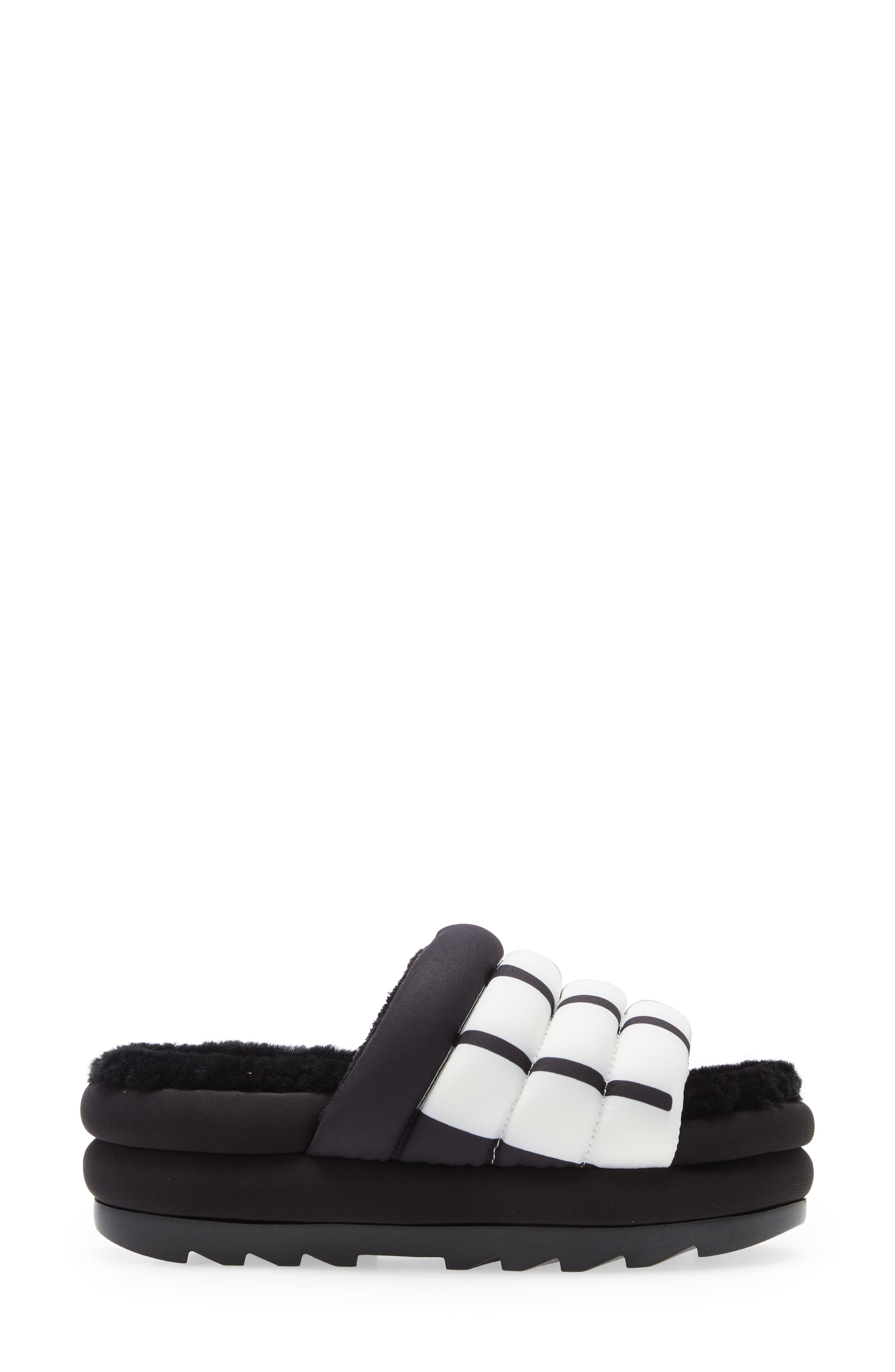 UGG<sup>®</sup> Maxi Genuine Shearling Lined Sandal, Alternate, color, 