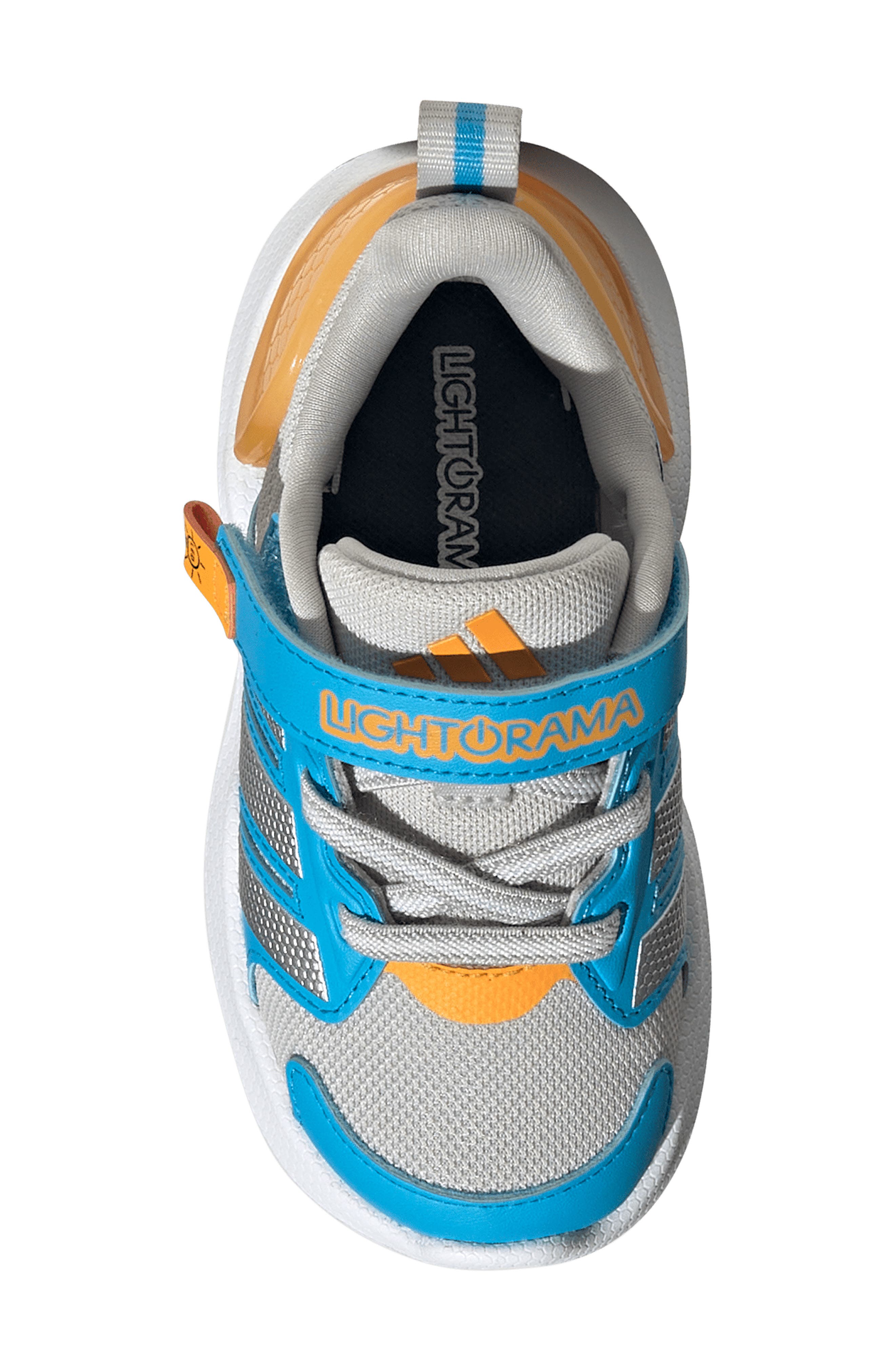 adidas Kids' Lightorama Sneaker, Alternate, color, Grey / Matte Silver/ Aqua
