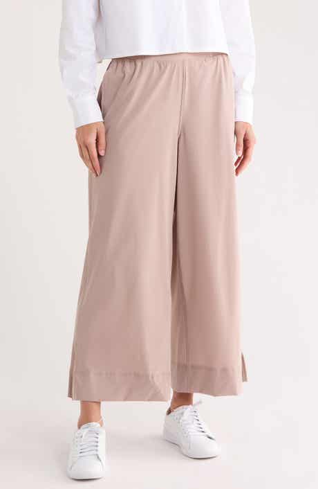 90 DEGREE BY REFLEX Dana High Waist Crop Wide Leg Pants