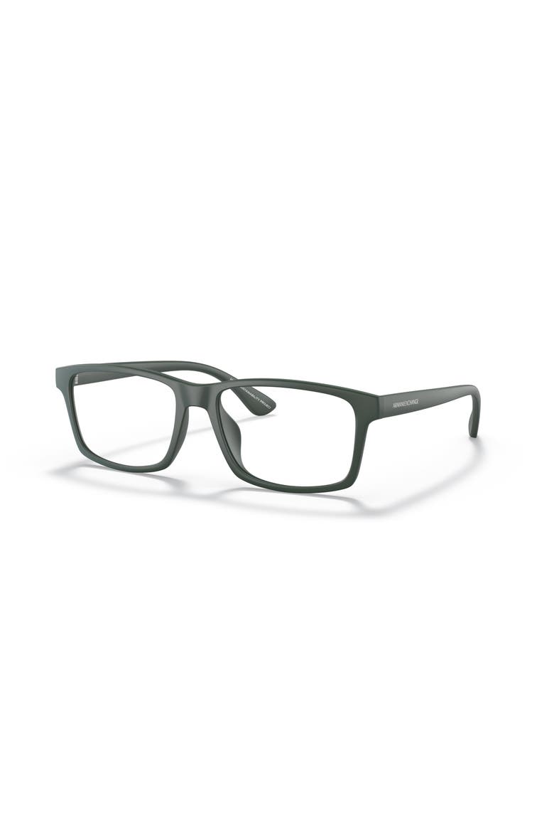 54mm Rectangle optical glasses, Main, color, Green