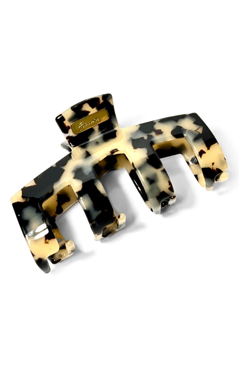 Ficcare Mae Claw Clip, Main, color, Ivory Tokyo