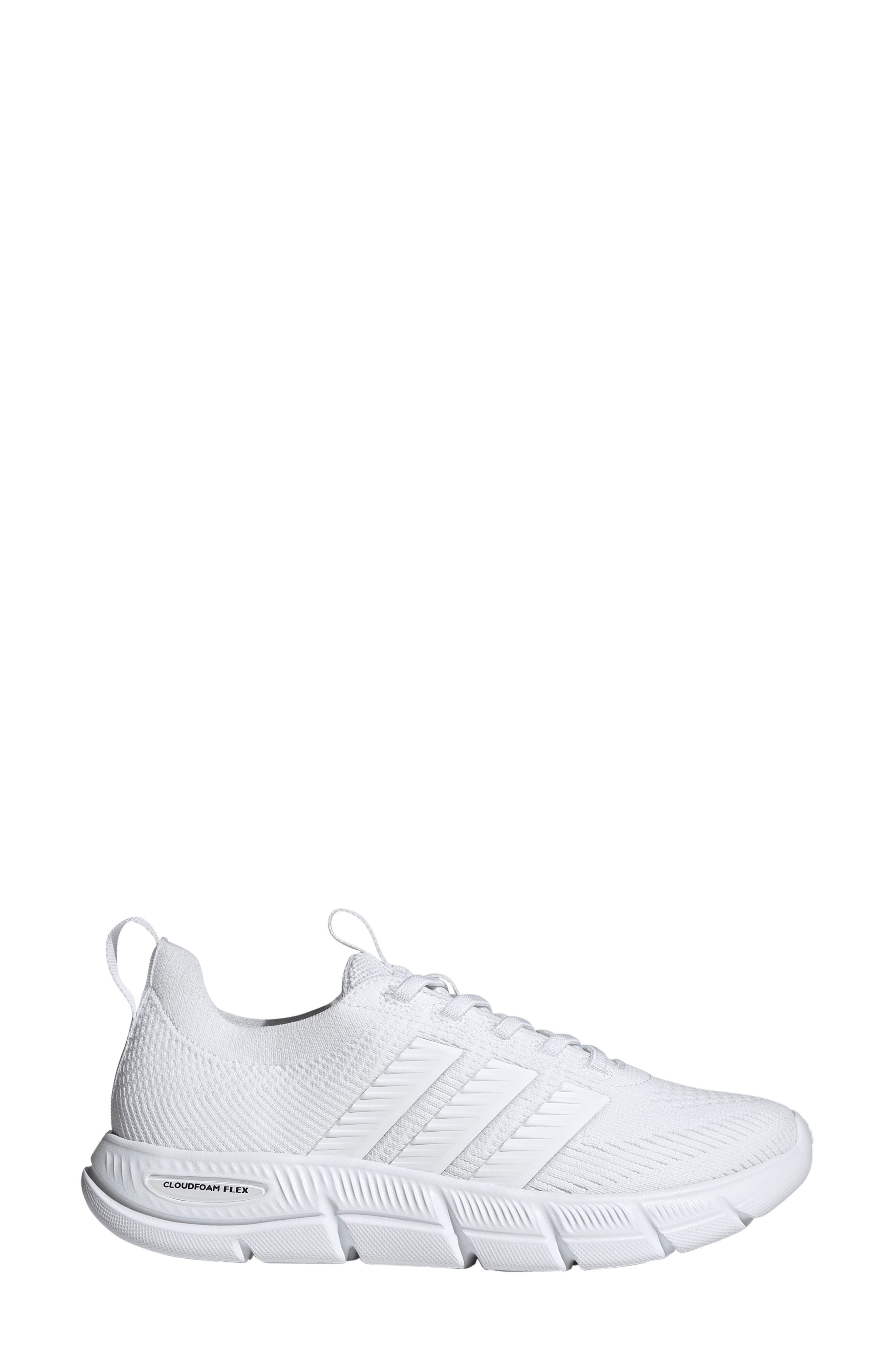 adidas Cloudfoam Flex Slounge Running Shoe, Alternate, color, Ftwr White/ Ftwr White