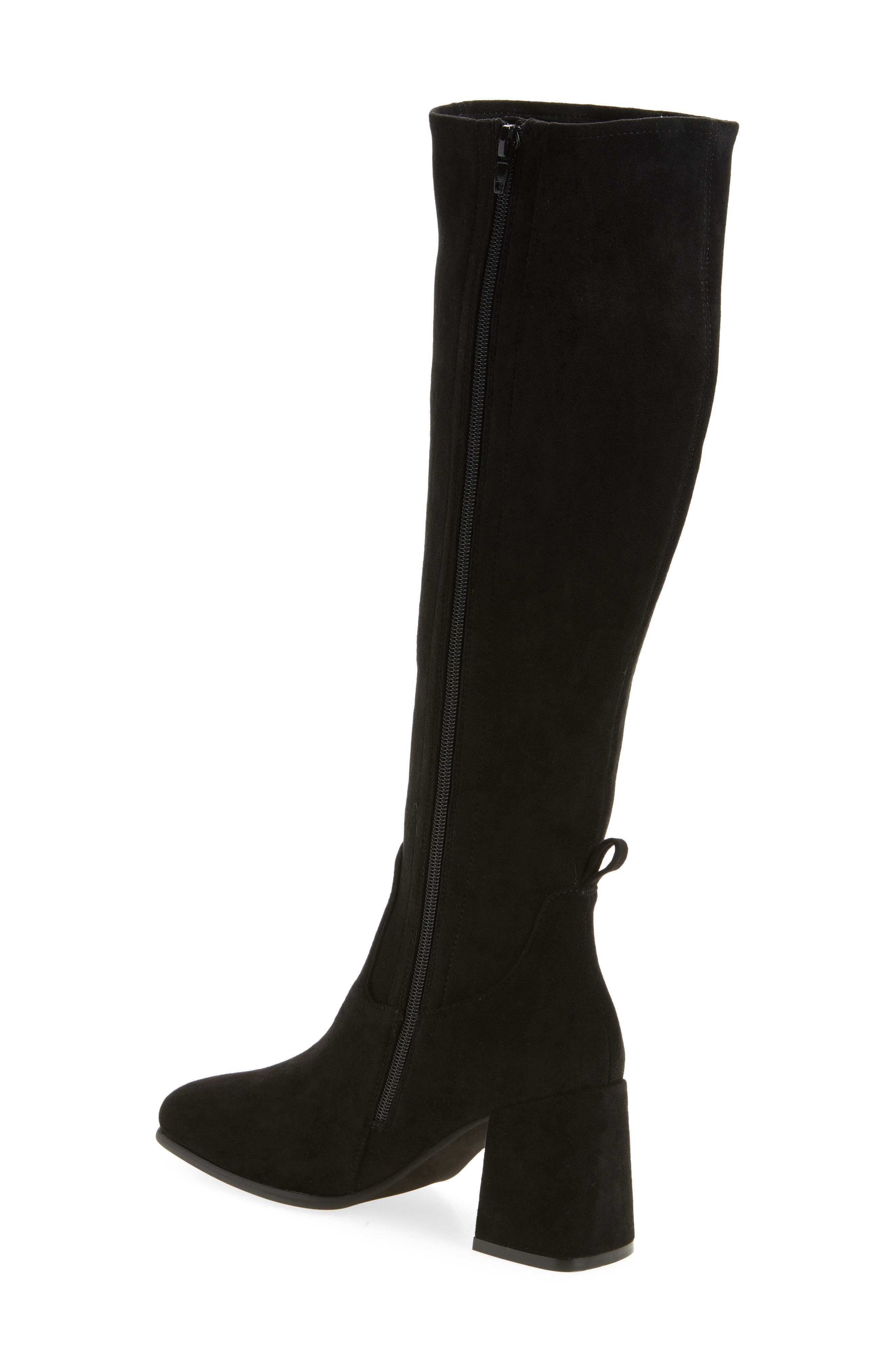 Jeffrey Campbell Hotlava Knee High Boot, Alternate, color, Black Suede