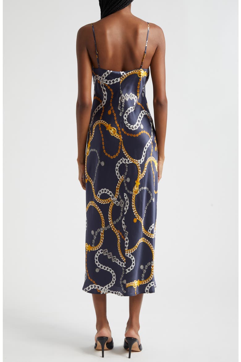 Seridie Silk Midi Slipdress, Alternate, color, MIDNIGHT MULTI CLASSIC CHAIN