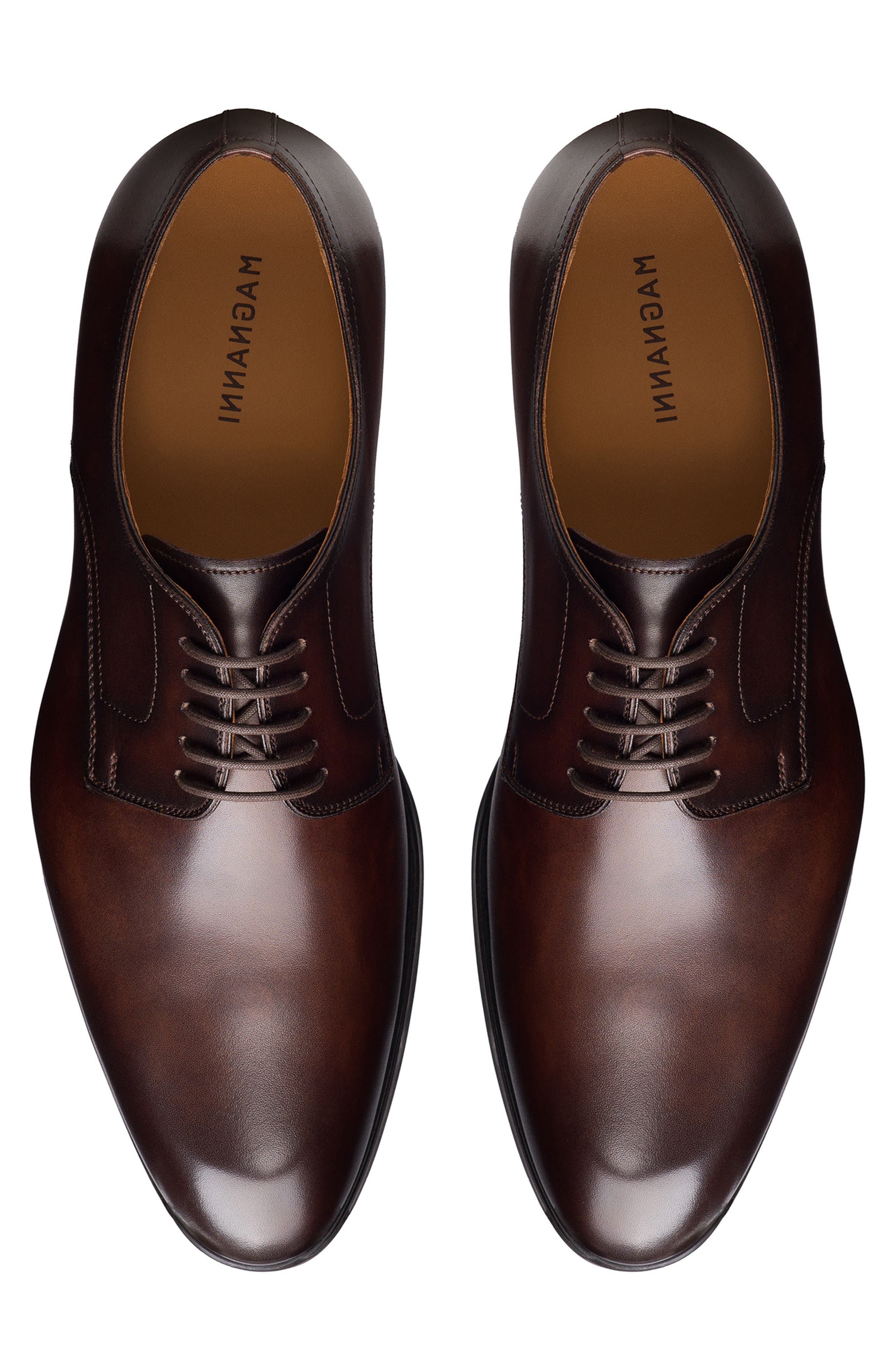 Magnanni Melo Derby, Alternate, color, Midbrown