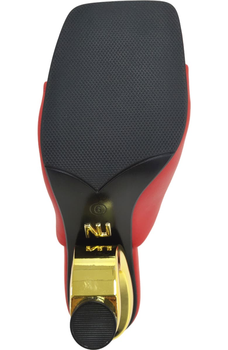 NINETY UNION Gypsy Square Toe Mule, Alternate, color, Red