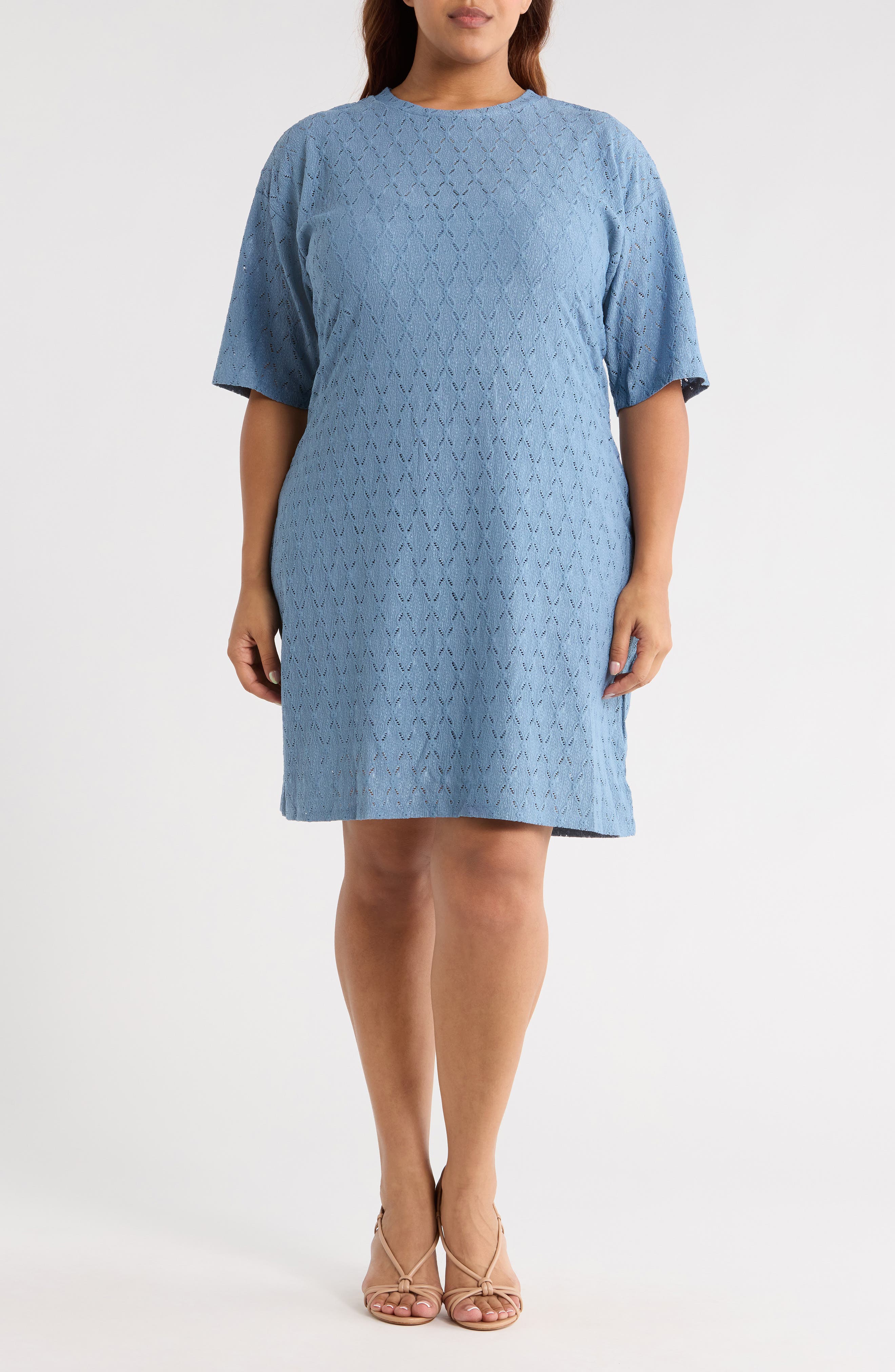 Bobeau Elbow Length Sleeve Dress