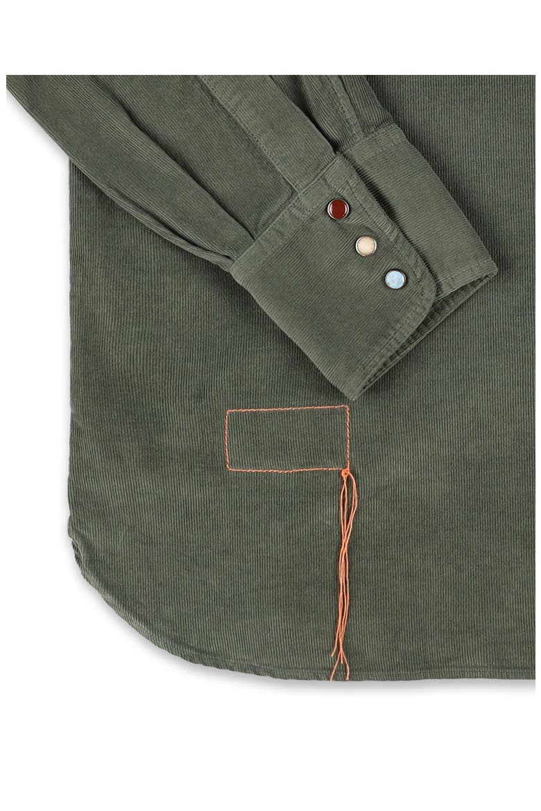 Ntex Texan Corduroy Shirt, Alternate, color, GREEN