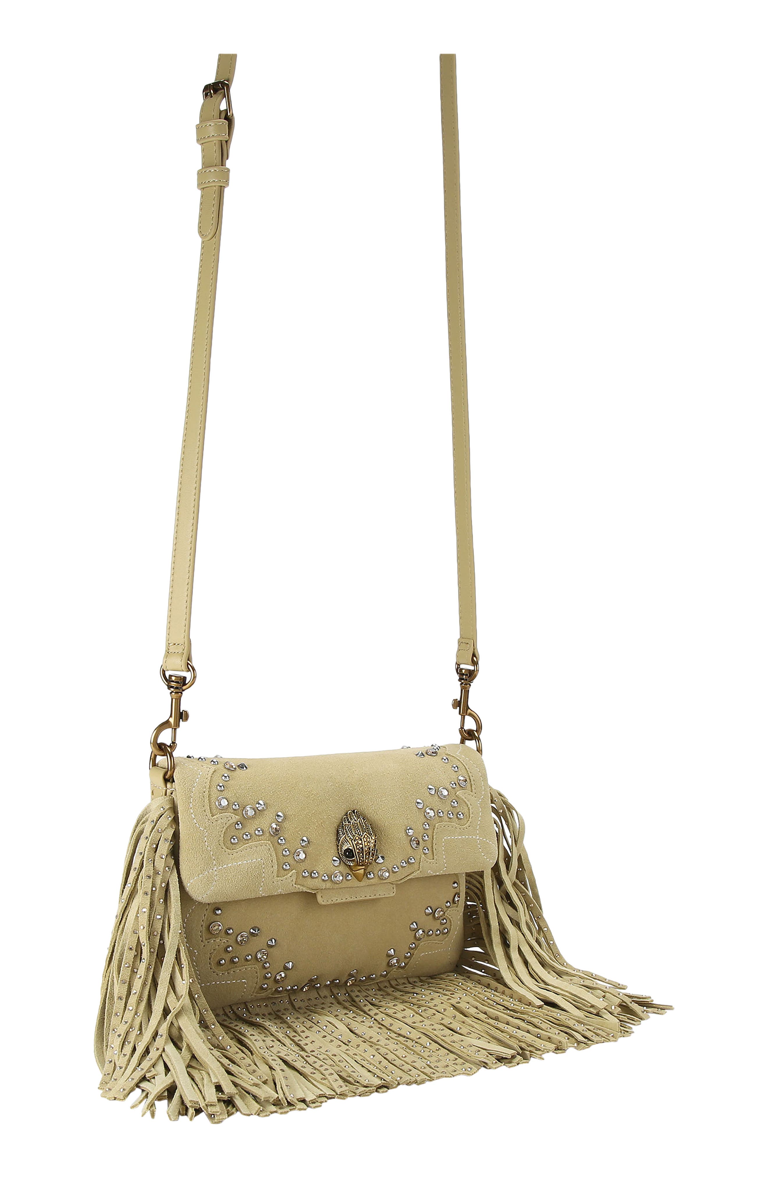Small Oxford Fringe Shoulder Bag, Alternate, color, BEIGE OTH