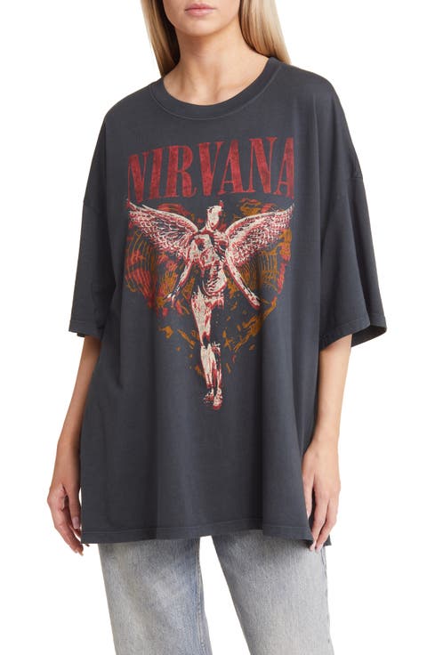 Nirvana Trippy Graphic T-Shirt