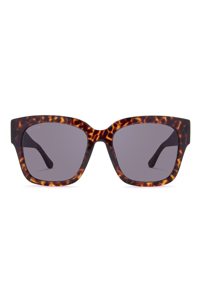 Bella II 54mm Square Sunglasses, Main, color, WILDCAT LEOPARD/ GREY