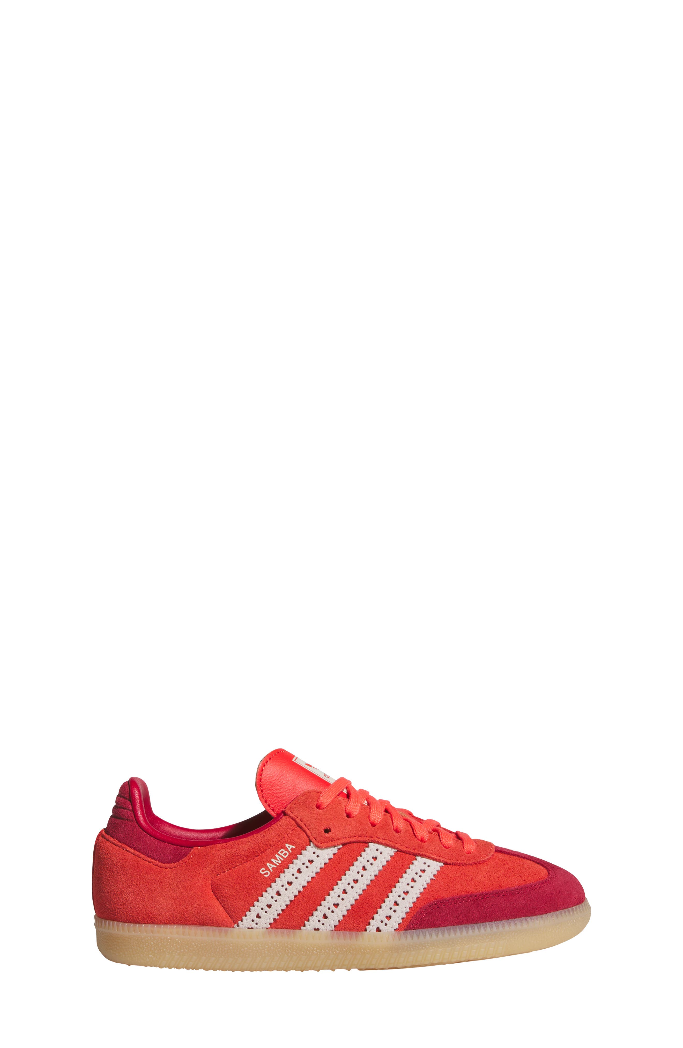 adidas Kids' Samba OG Sneaker, Alternate, color, Bright Red