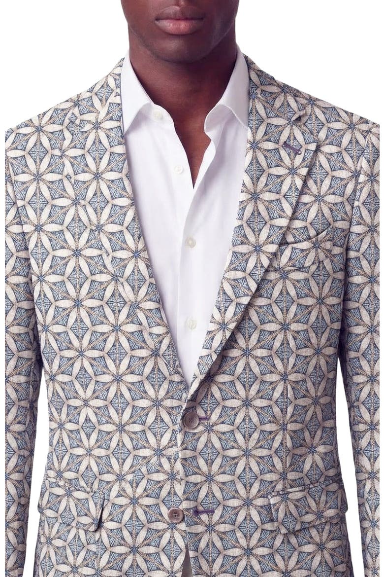 Tribal Mens Tailored Blazer, Alternate, color, TRIBAL NATURAL