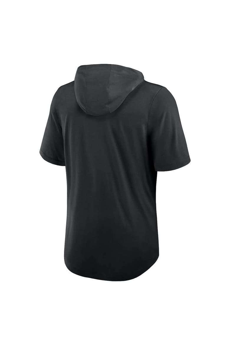 Men's Nike Black Pittsburgh Steelers Lockup Tri-Blend Hoodie T-Shirt, Alternate, color, Black
