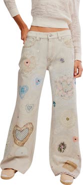 Free People Illusions Slouchy Straight Leg Jeans