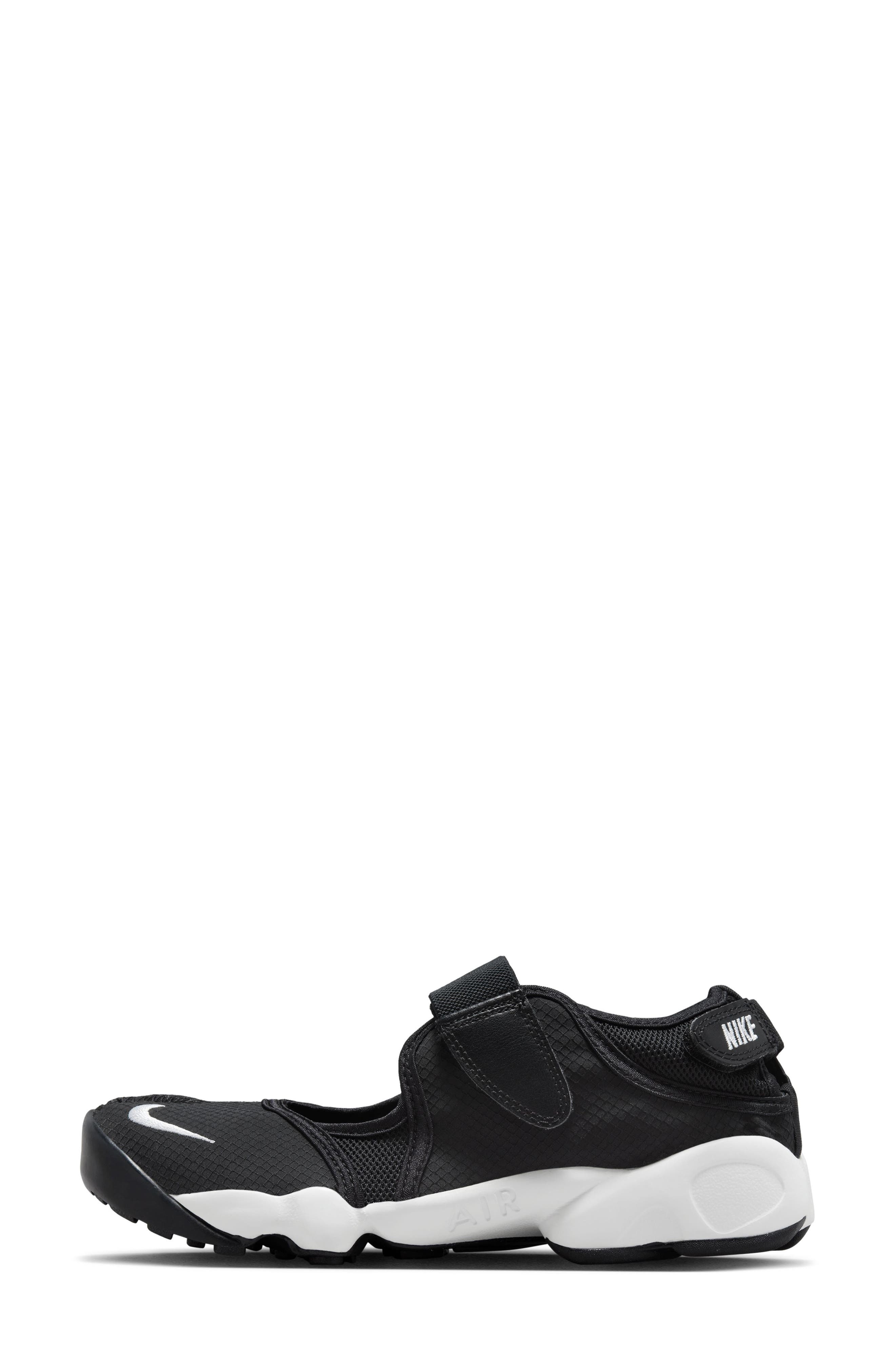 Air Rift Breathe Sneaker, Alternate, color, BLACK/ WHITE